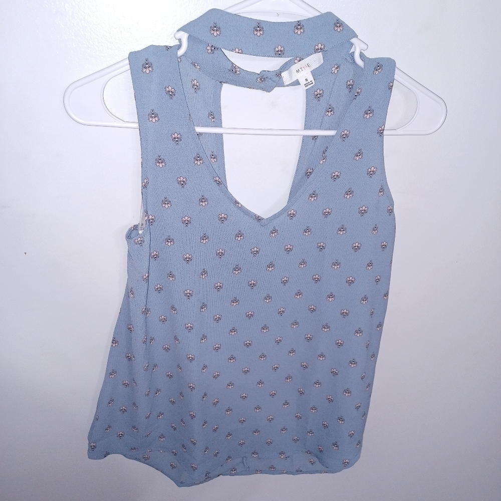 Keyhole Sleeveless Blouse - W Sz Small